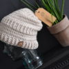 Slouch Beanie - Beige - Image 3